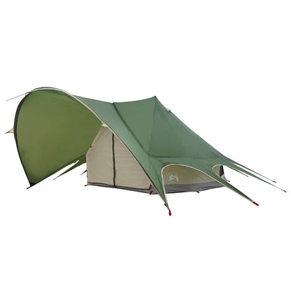vidaXL Teepee Zelt mit Dach Grün und Grau 600 x 600 x 347 cm