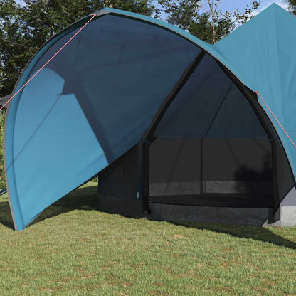 vidaXL Teepee Zelt mit Dach Blau und Grau 600 x 600 x 347 cm