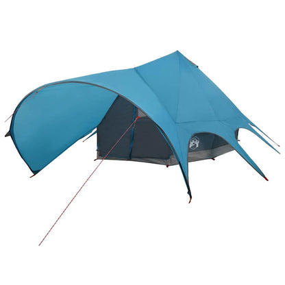 vidaXL Teepee Zelt mit Dach Blau und Grau 600 x 600 x 347 cm