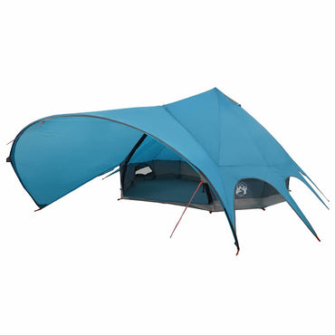 vidaXL Teepee Zelt mit Dach Blau und Grau 600 x 600 x 347 cm