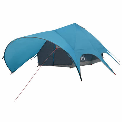 vidaXL Teepee Zelt mit Dach Blau und Grau 600 x 600 x 347 cm