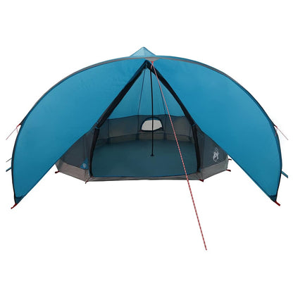 vidaXL Teepee Zelt mit Dach Blau und Grau 600 x 600 x 347 cm
