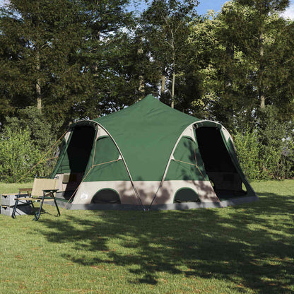 vidaXL Kuppelzelt mit Dach mit Speicher Grün 505 x 450 x 248 cm