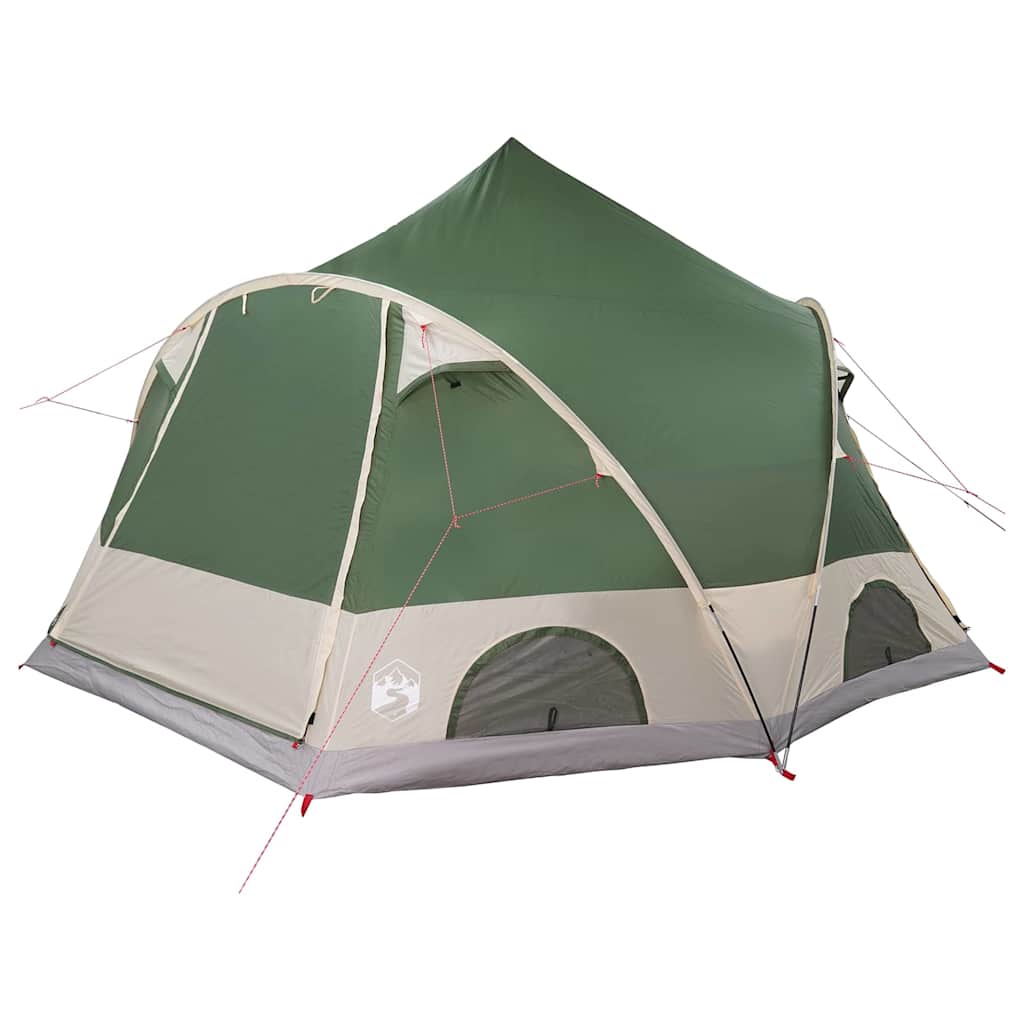 vidaXL Kuppelzelt mit Dach mit Speicher Grün 505 x 450 x 248 cm