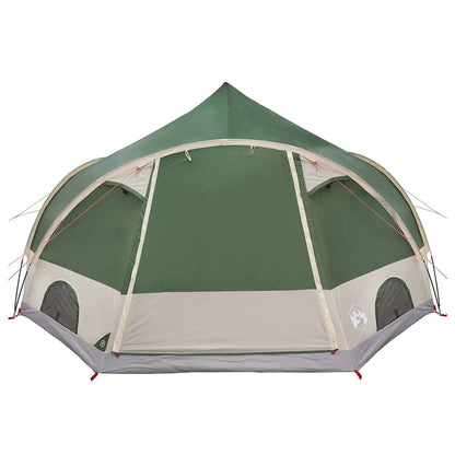 vidaXL Kuppelzelt mit Dach mit Speicher Grün 505 x 450 x 248 cm