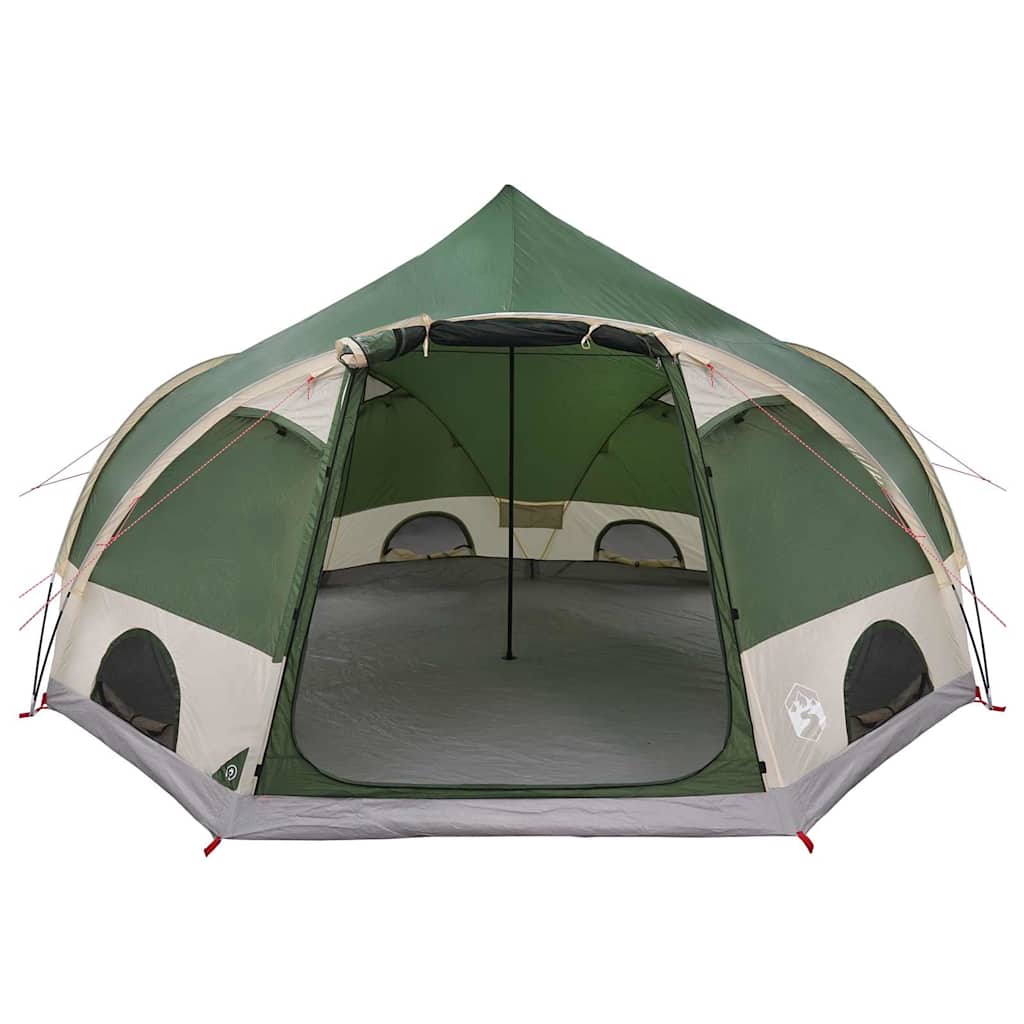vidaXL Kuppelzelt mit Dach mit Speicher Grün 505 x 450 x 248 cm