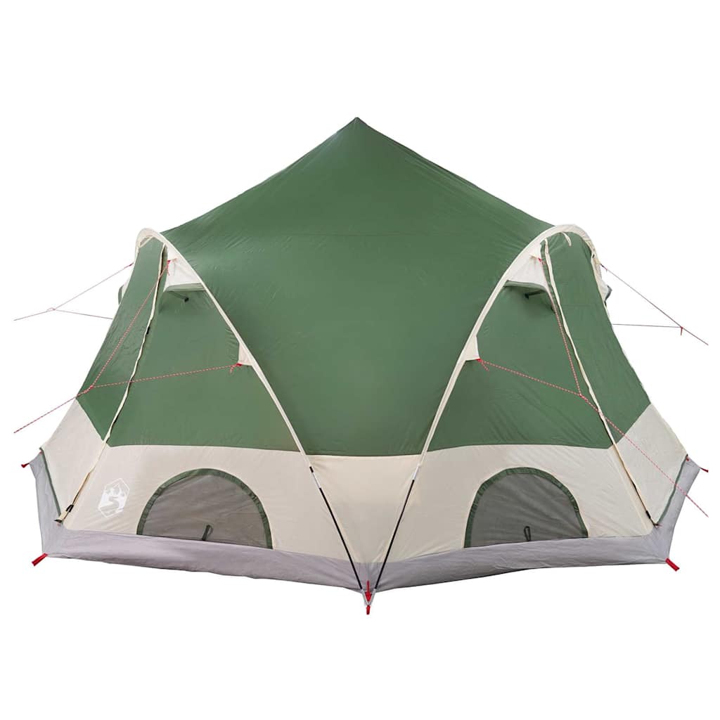 vidaXL Kuppelzelt mit Dach mit Speicher Grün 505 x 450 x 248 cm