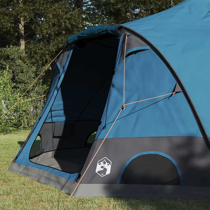 vidaXL Kuppelzelt mit Dach mit Speicher Blau 505 x 450 x 248 cm