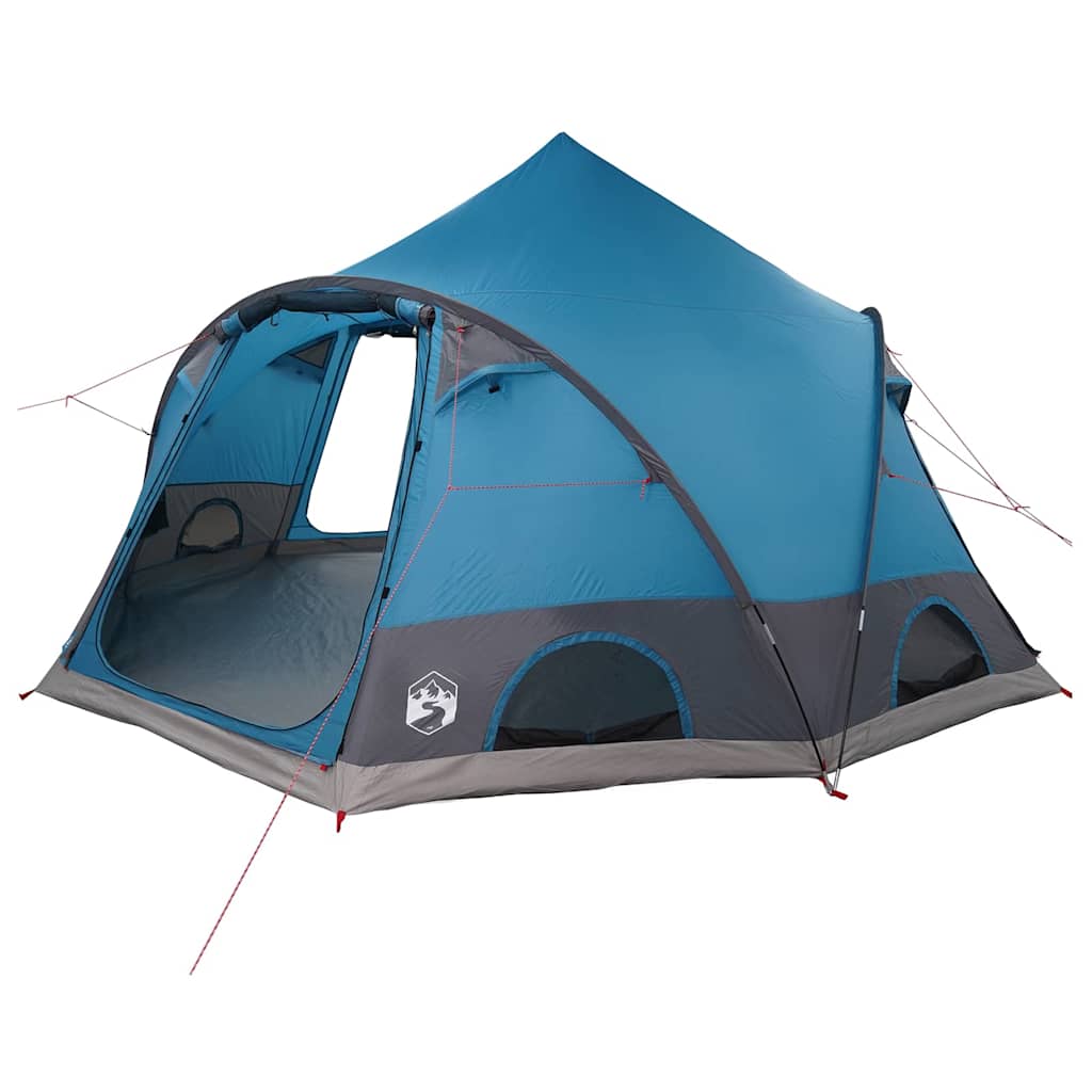vidaXL Kuppelzelt mit Dach mit Speicher Blau 505 x 450 x 248 cm
