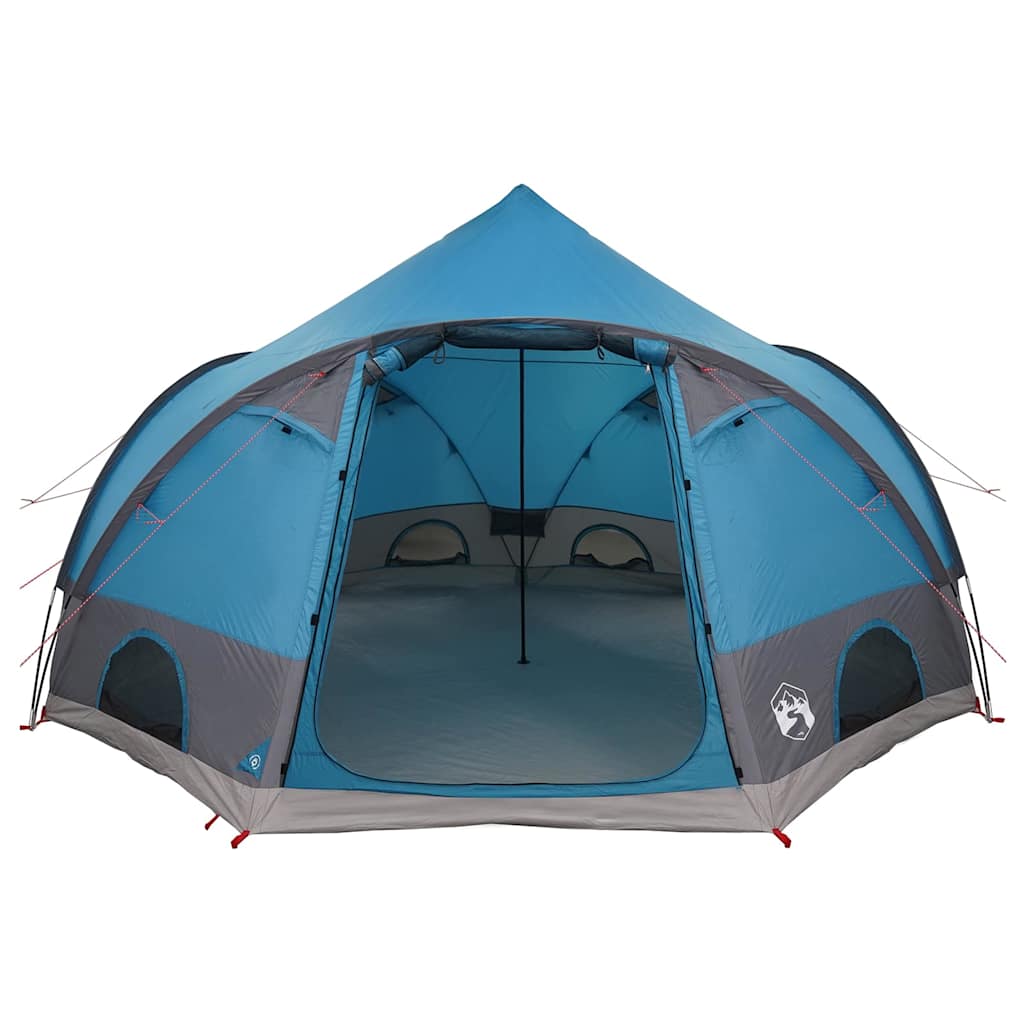 vidaXL Kuppelzelt mit Dach mit Speicher Blau 505 x 450 x 248 cm