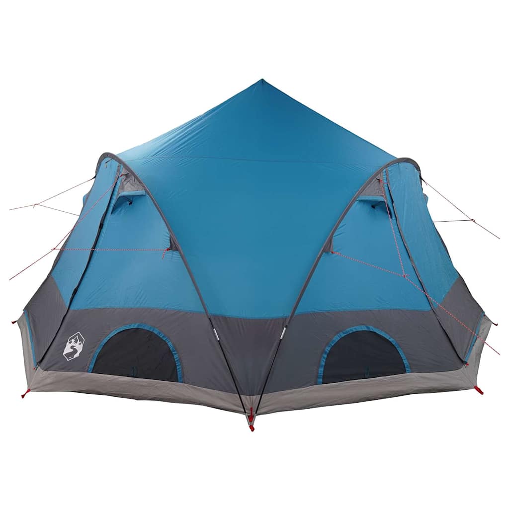 vidaXL Kuppelzelt mit Dach mit Speicher Blau 505 x 450 x 248 cm