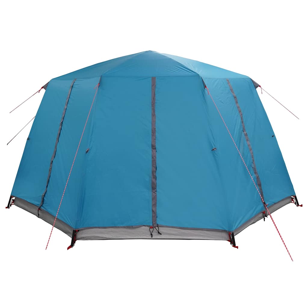 vidaXL Hütten-Zelt mit Dach mit Speicher Blau 425 x 396 x 222 cm
