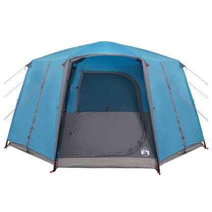 vidaXL Hütten-Zelt mit Dach mit Speicher Blau 425 x 396 x 222 cm