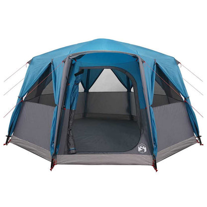 vidaXL Hütten-Zelt mit Dach mit Speicher Blau 425 x 396 x 222 cm