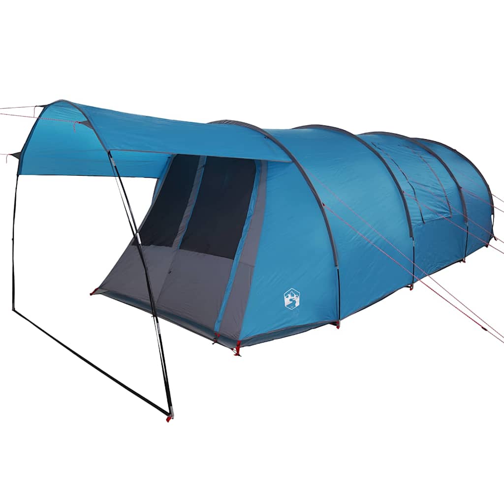 vidaXL Tunnelzelt mit Dach Blau und Grau 740 x 370 x 220 cm