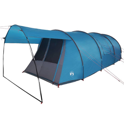 vidaXL Tunnelzelt mit Dach Blau und Grau 740 x 370 x 220 cm
