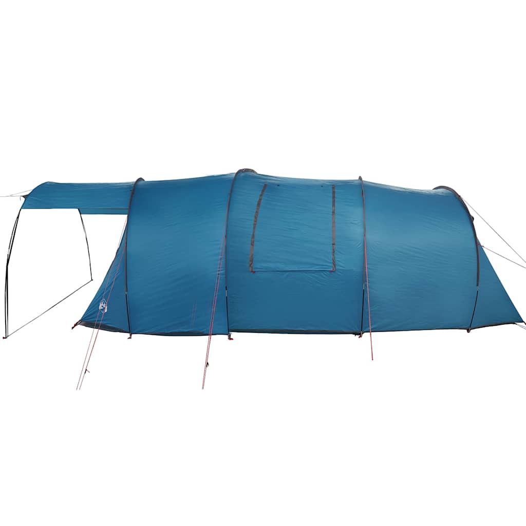 vidaXL Tunnelzelt mit Dach Blau und Grau 740 x 370 x 220 cm