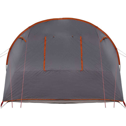 vidaXL Tunnelzelt mit Dach Grau und Orange 740 x 370 x 220 cm