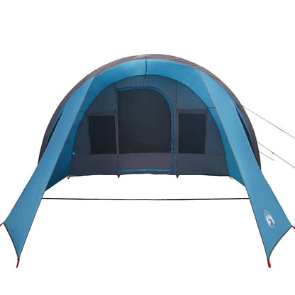 vidaXL Tunnelzelt mit Dach Blau und Grau 778 x 356 x 210 cm
