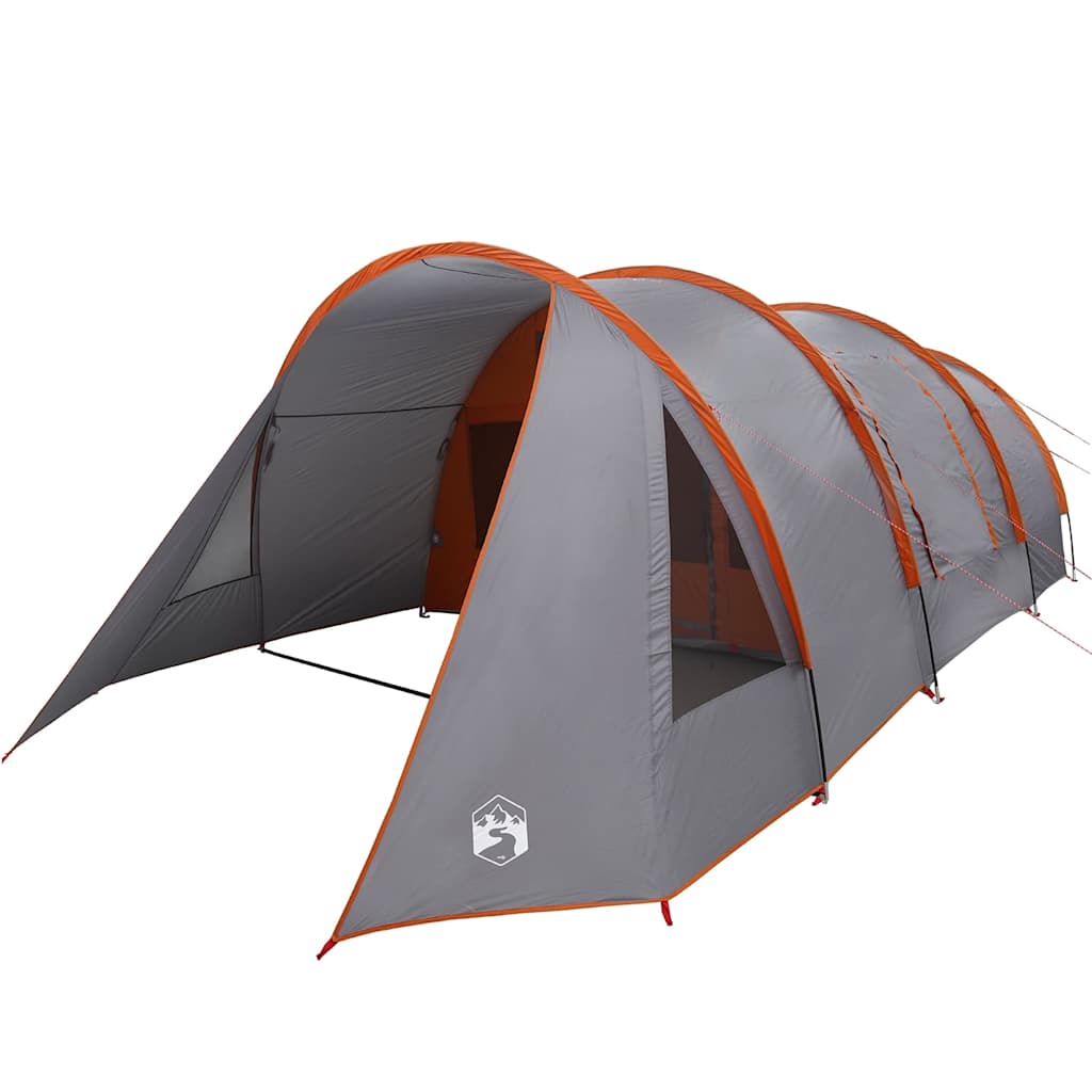 vidaXL Tunnelzelt mit Dach Grau und Orange 778 x 356 x 210 cm