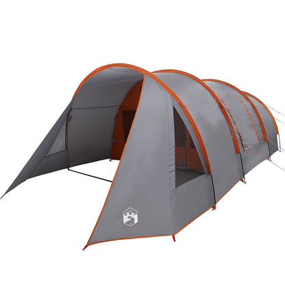 vidaXL Tunnelzelt mit Dach Grau und Orange 778 x 356 x 210 cm