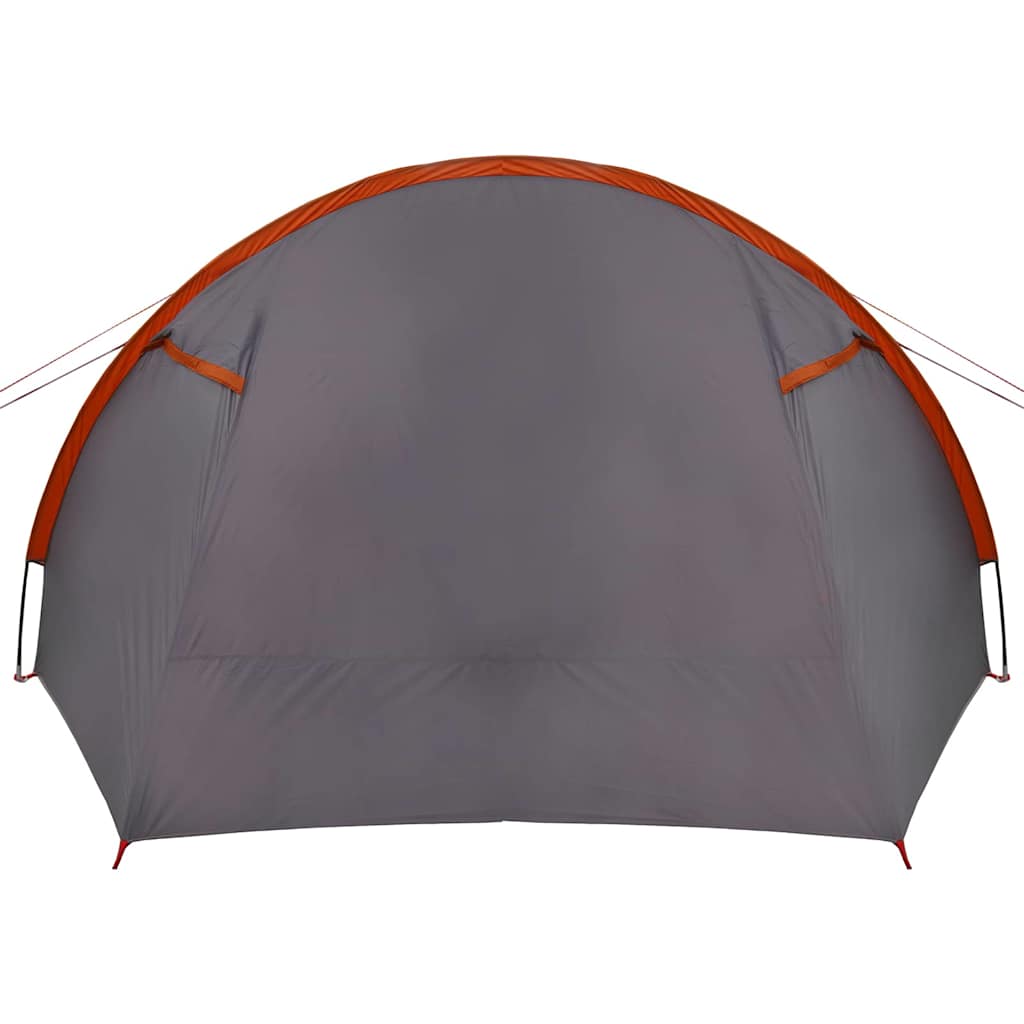 vidaXL Tunnelzelt mit Dach Grau und Orange 778 x 356 x 210 cm