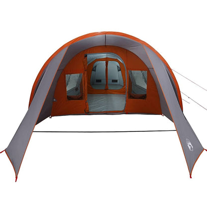 vidaXL Tunnelzelt mit Dach Grau und Orange 778 x 356 x 210 cm