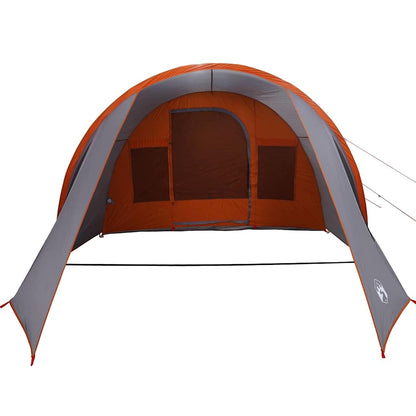 vidaXL Tunnelzelt mit Dach Grau und Orange 778 x 356 x 210 cm