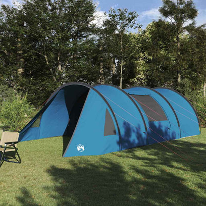 vidaXL Tunnelzelt mit Dach Blau und Grau 778 x 356 x 210 cm