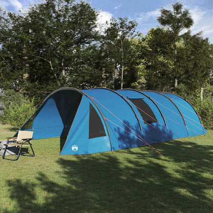 vidaXL Tunnelzelt mit Dach Blau und Grau 778 x 356 x 210 cm