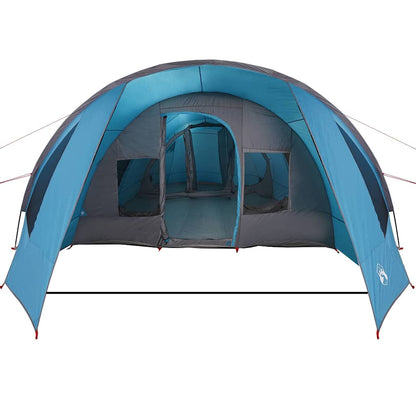 vidaXL Tunnelzelt mit Dach Blau und Grau 778 x 356 x 210 cm
