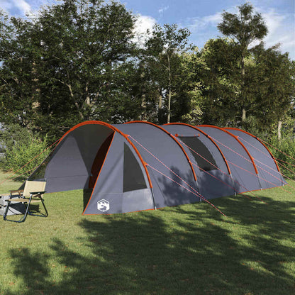 vidaXL Tunnelzelt mit Dach Grau und Orange 778 x 356 x 210 cm
