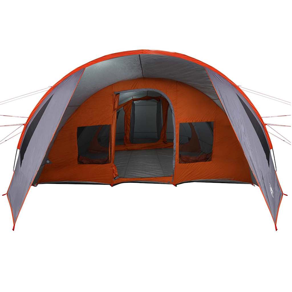 vidaXL Tunnelzelt mit Dach Grau und Orange 778 x 356 x 210 cm