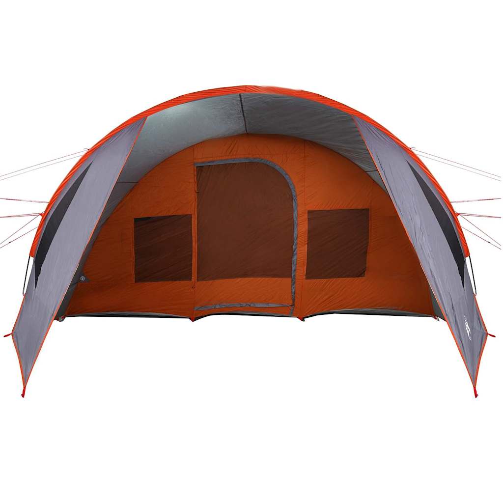 vidaXL Tunnelzelt mit Dach Grau und Orange 778 x 356 x 210 cm