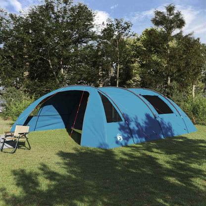 vidaXL Tunnelzelt mit Dach Blau und Grau 700 x 590 x 215 cm