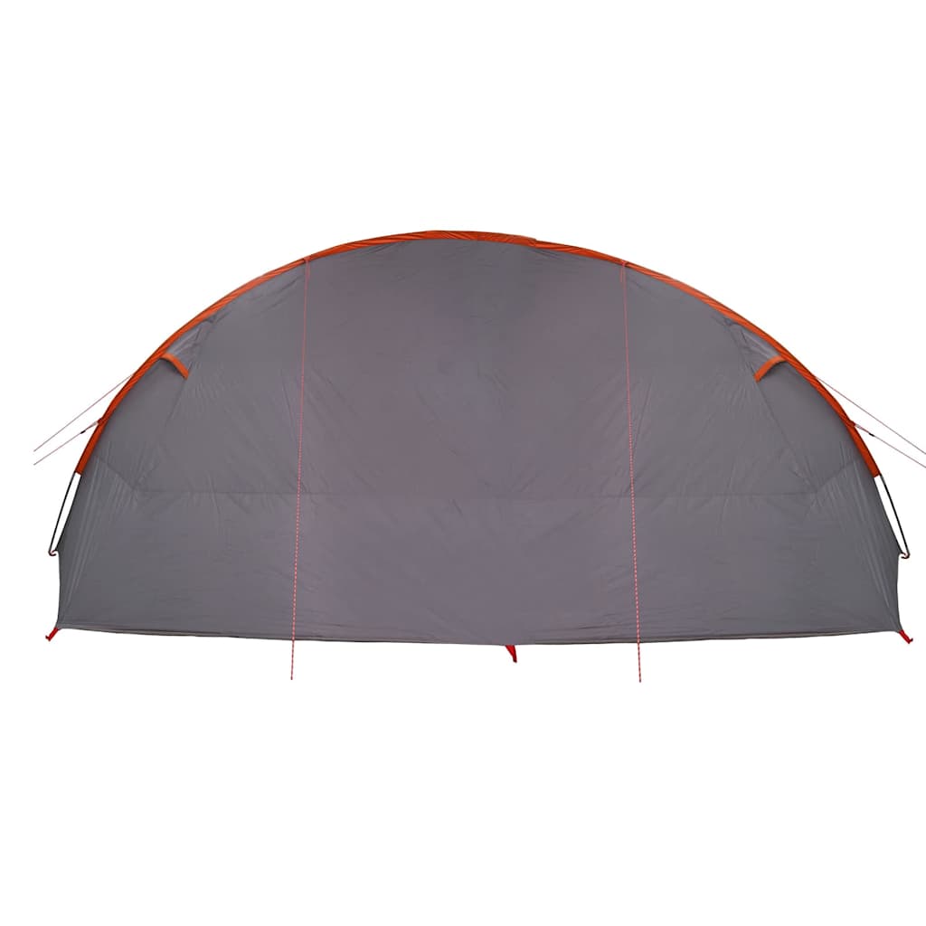 vidaXL Tunnelzelt mit Dach Grau und Orange 700 x 590 x 215 cm