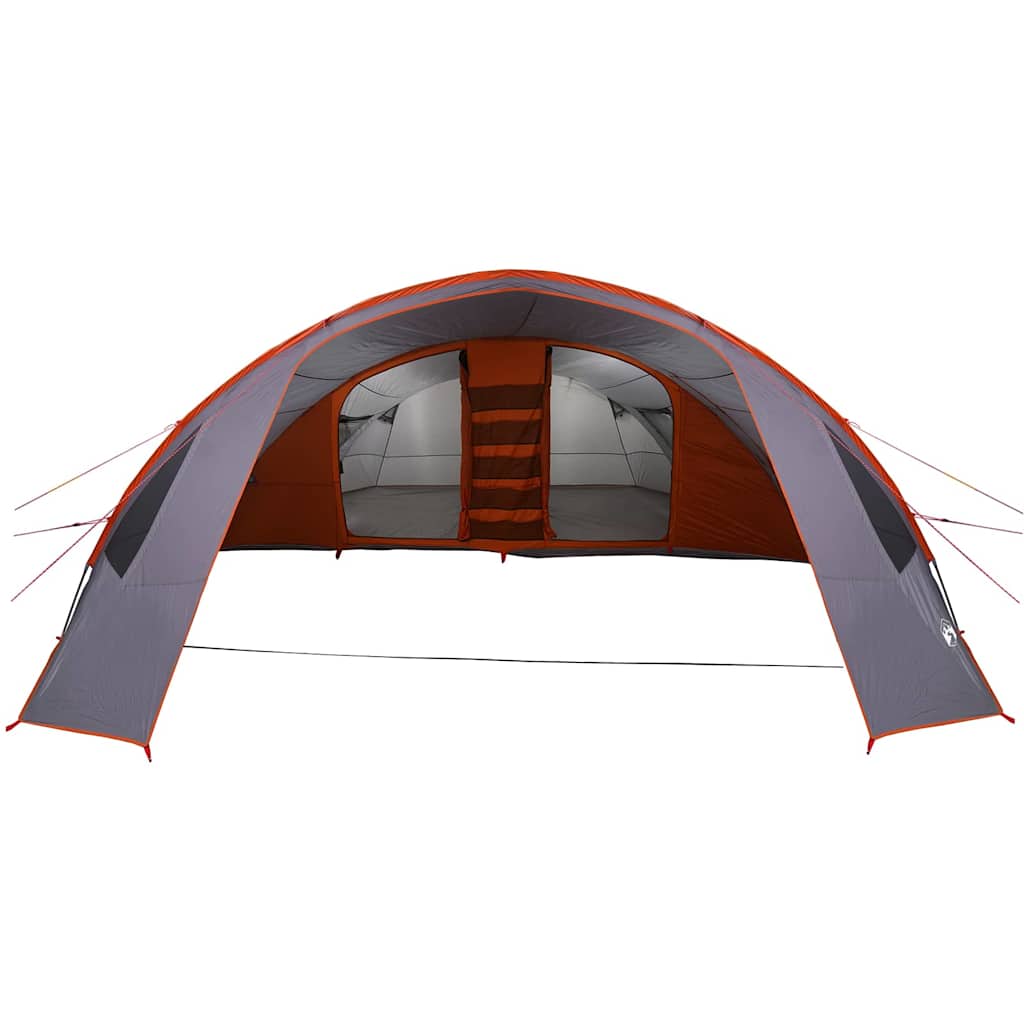 vidaXL Tunnelzelt mit Dach Grau und Orange 700 x 590 x 215 cm