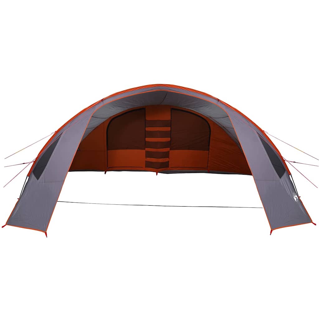 vidaXL Tunnelzelt mit Dach Grau und Orange 700 x 590 x 215 cm