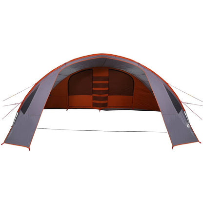 vidaXL Tunnelzelt mit Dach Grau und Orange 700 x 590 x 215 cm