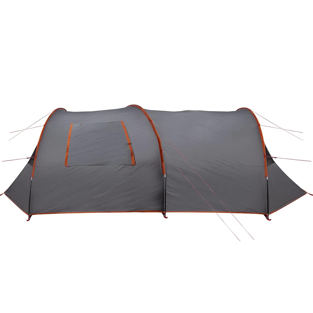 vidaXL Tunnelzelt mit Dach Grau und Orange 700 x 590 x 215 cm