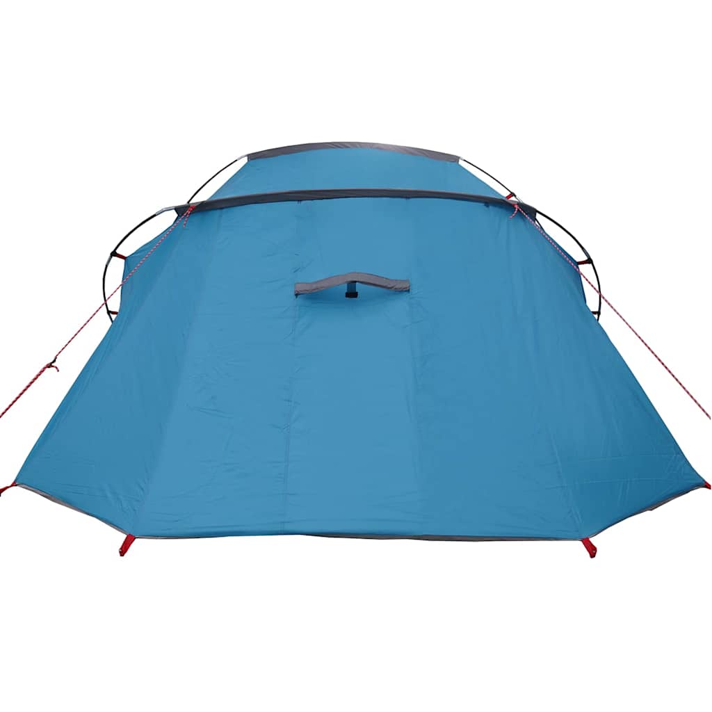 vidaXL Tunnelzelt mit Dach Blau und Grau 328 x 228 x 115 cm