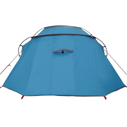 vidaXL Tunnelzelt mit Dach Blau und Grau 328 x 228 x 115 cm
