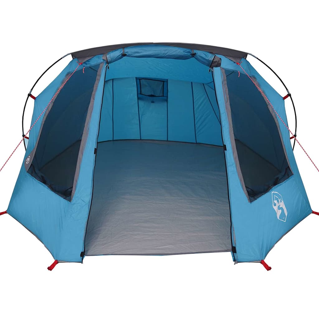 vidaXL Tunnelzelt mit Dach Blau und Grau 328 x 228 x 115 cm