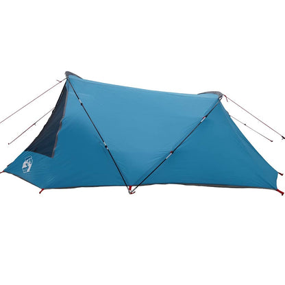 vidaXL Tunnelzelt mit Dach Blau und Grau 328 x 228 x 115 cm