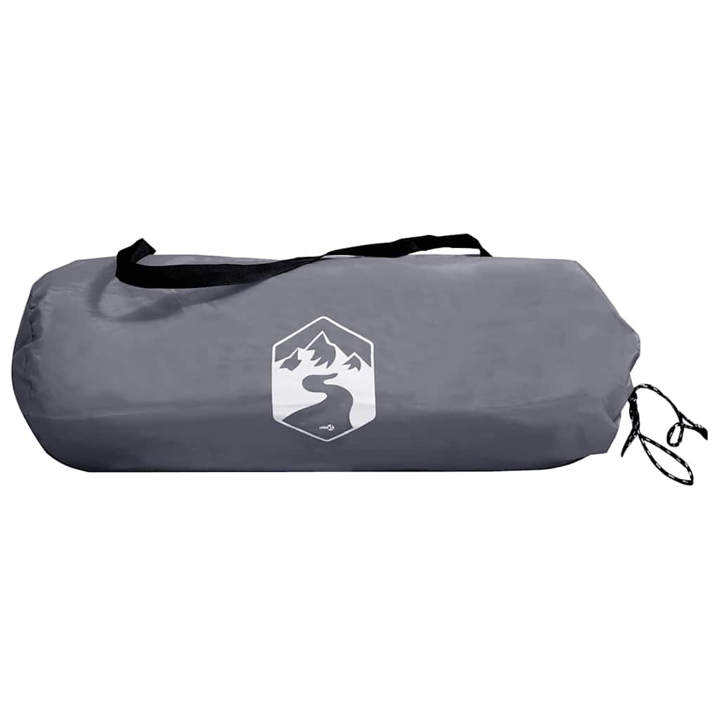 vidaXL Tunnelzelt mit Dach Grau und Orange 328 x 228 x 115 cm