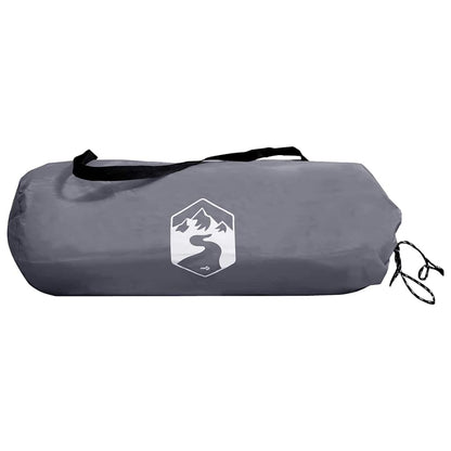 vidaXL Tunnelzelt mit Dach Grau und Orange 328 x 228 x 115 cm