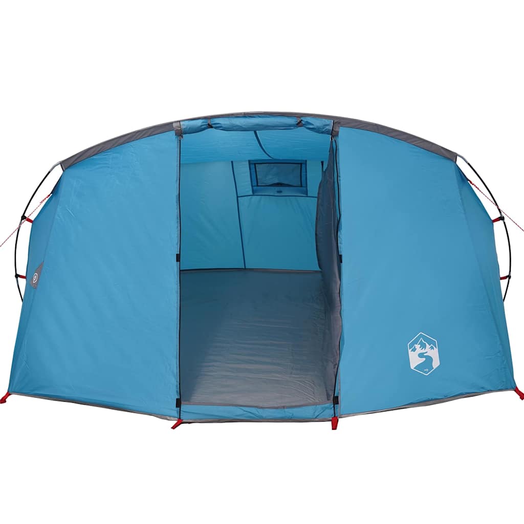 vidaXL Tunnelzelt mit Dach Blau und Grau 318 x 275 x 140 cm