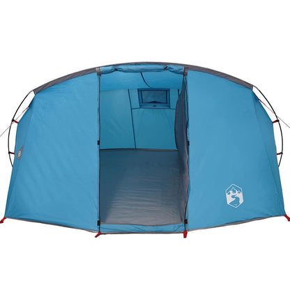 vidaXL Tunnelzelt mit Dach Blau und Grau 318 x 275 x 140 cm