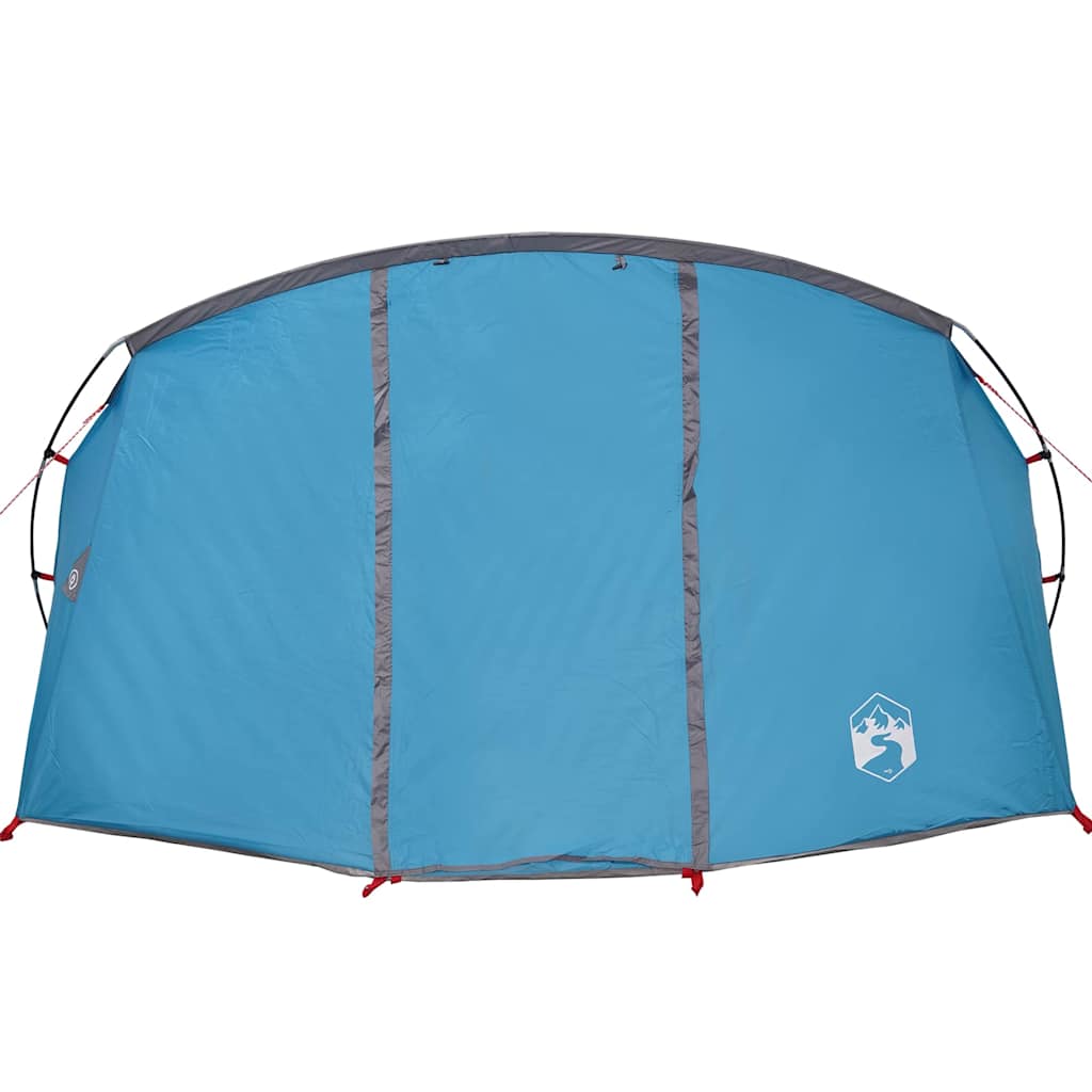 vidaXL Tunnelzelt mit Dach Blau und Grau 318 x 275 x 140 cm