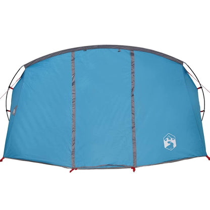 vidaXL Tunnelzelt mit Dach Blau und Grau 318 x 275 x 140 cm